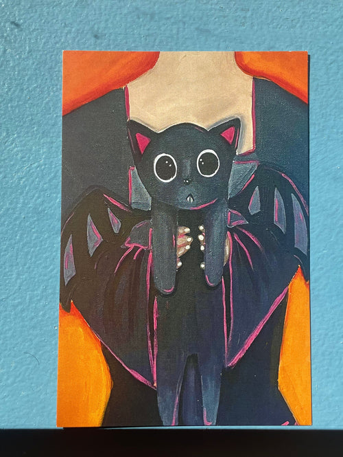 Bat Cat Print
